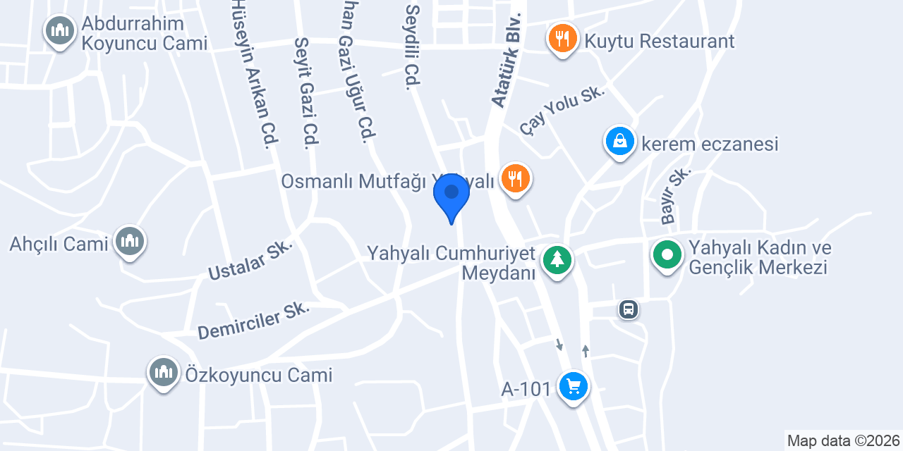 CADDE OTOMOTİV konumu