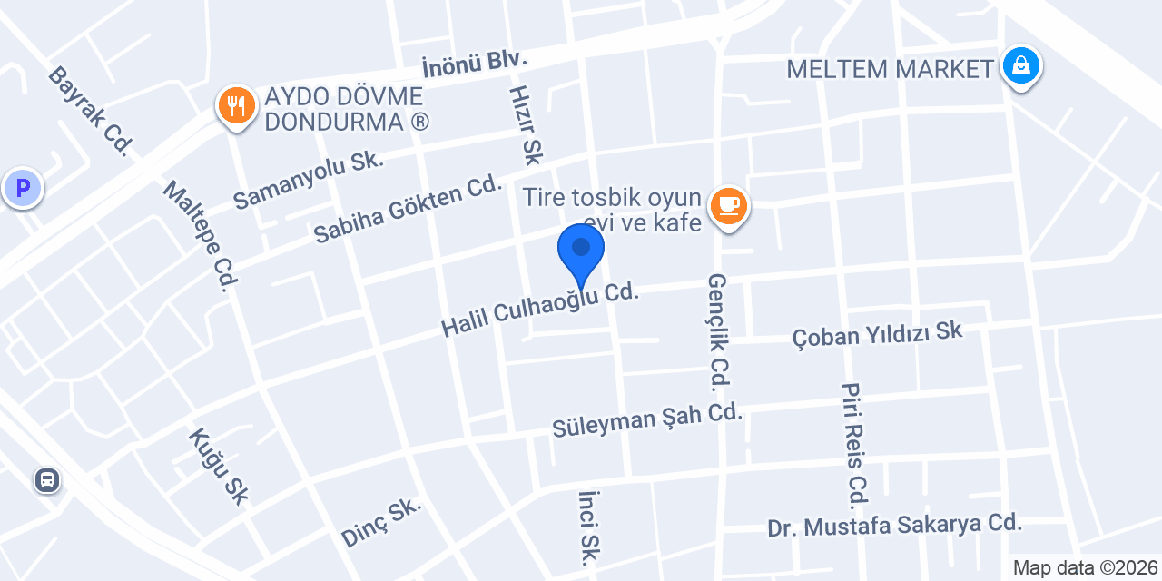 Yeşil Tire Sürücü Kursu konumu
