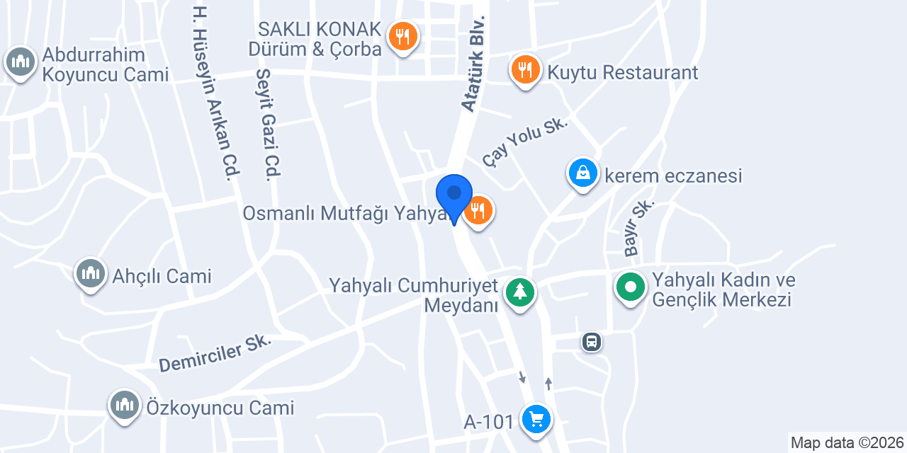 Maarif Kitap Kırtasiye konumu