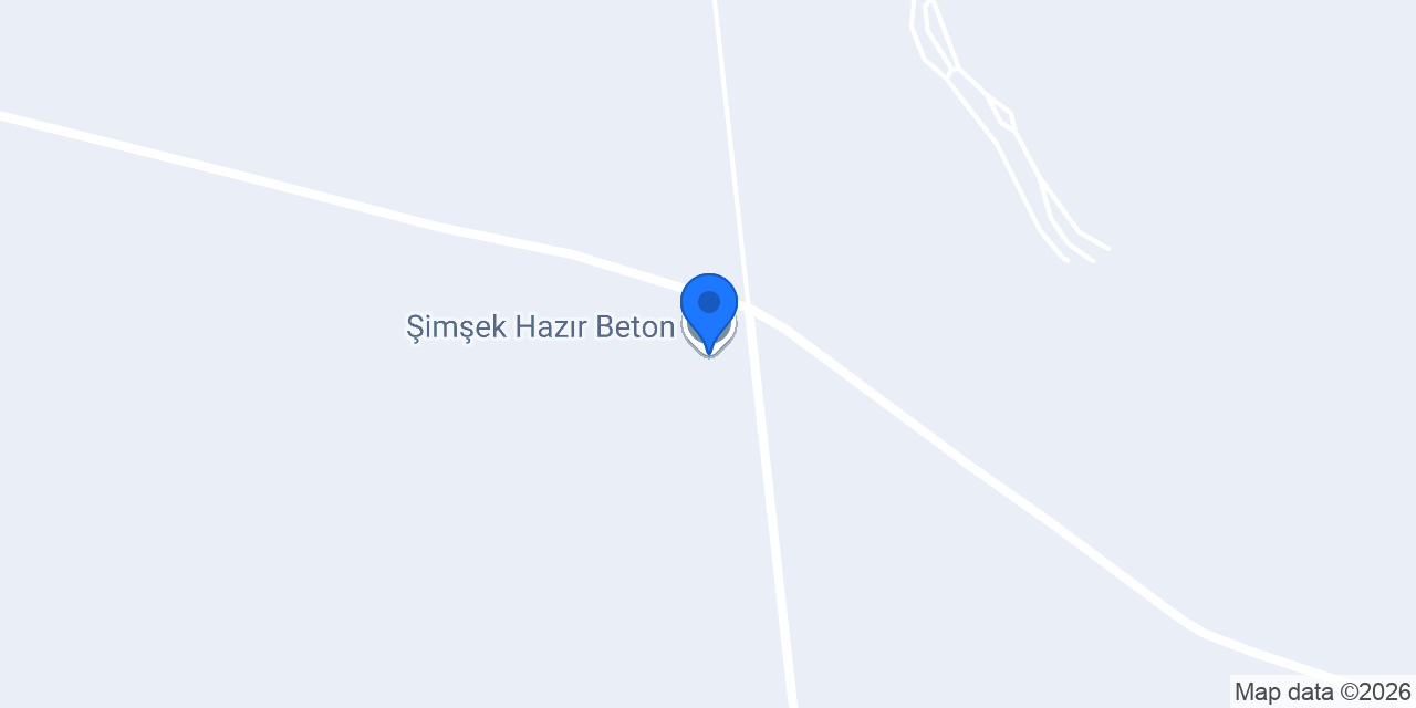 Şimşek Hazır Beton konumu