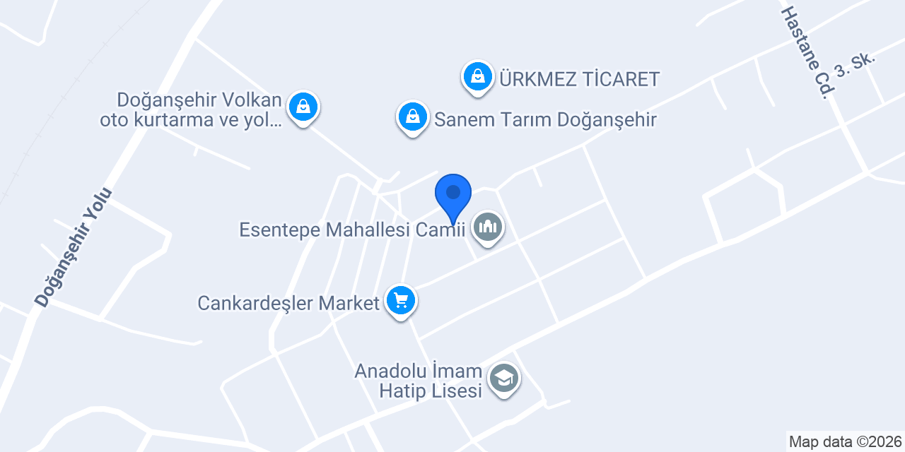 Özgür Mobilya konumu