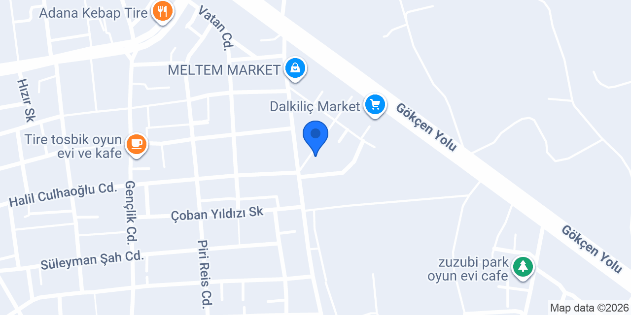 Özel Tire Hedef Akademi konumu