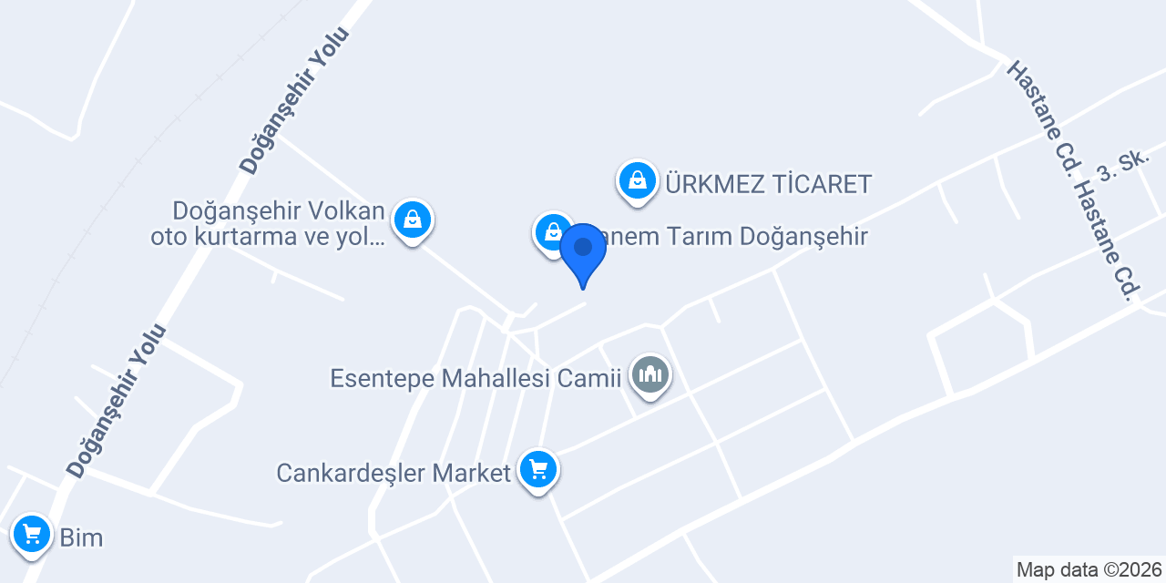 Dinç Mobilya Doğanşehir konumu