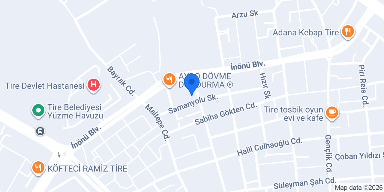 TİRE BOĞAZİÇİ KOLEJİ konumu