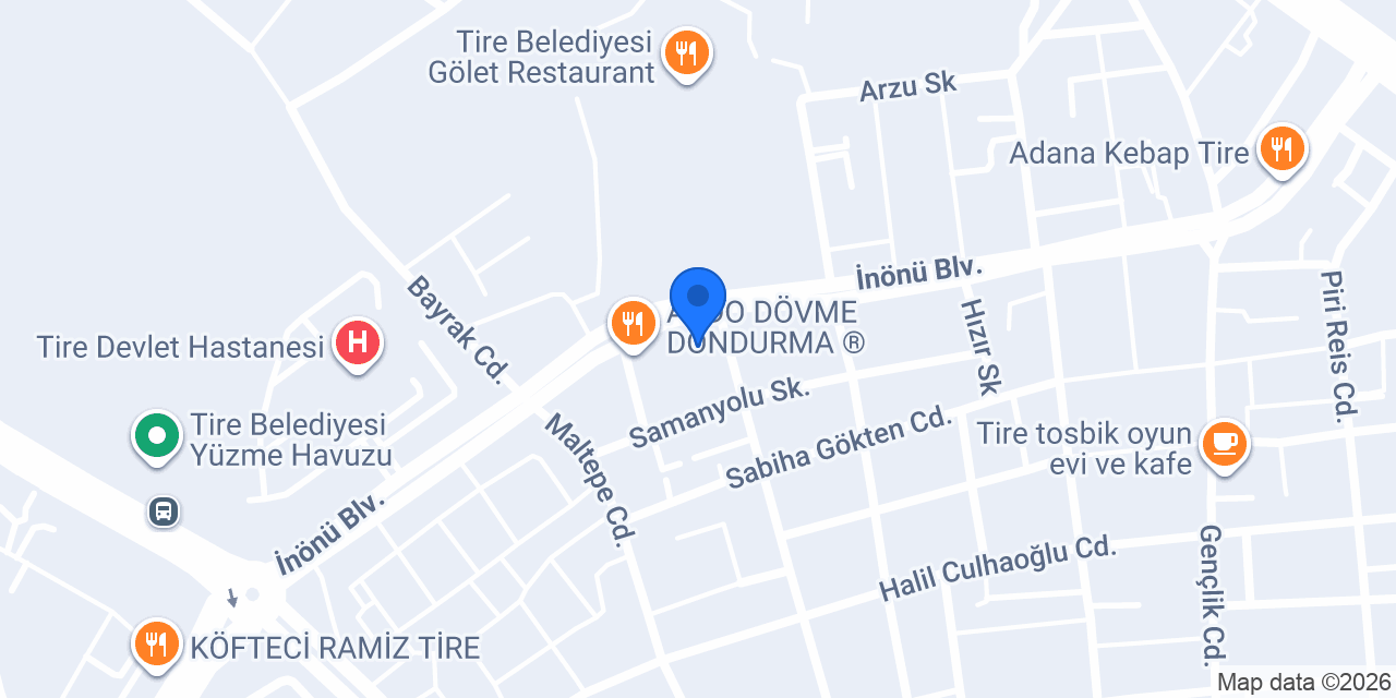 Onat Erkek Kuaförü konumu