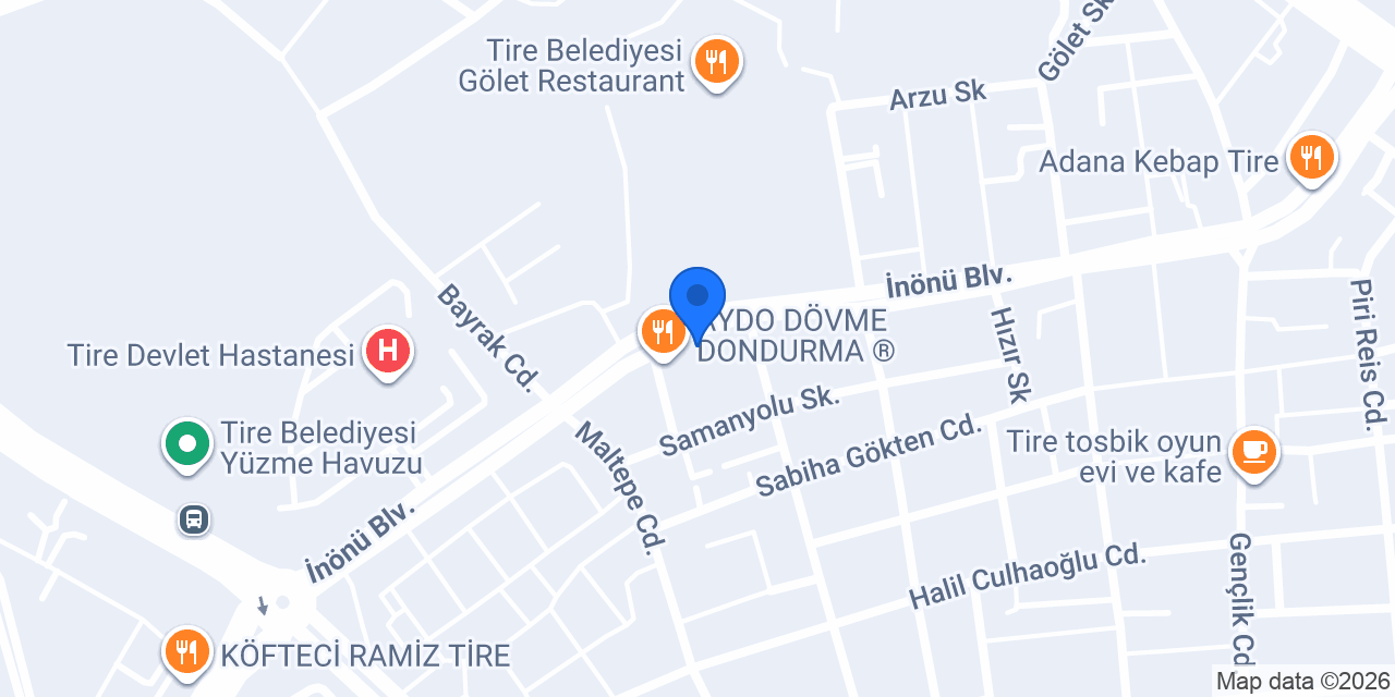 Tire Renk Kırtasiye konumu