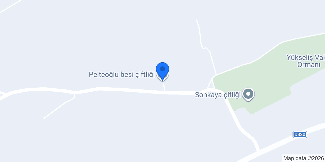 Pelteoğlu besi çiftliği konumu