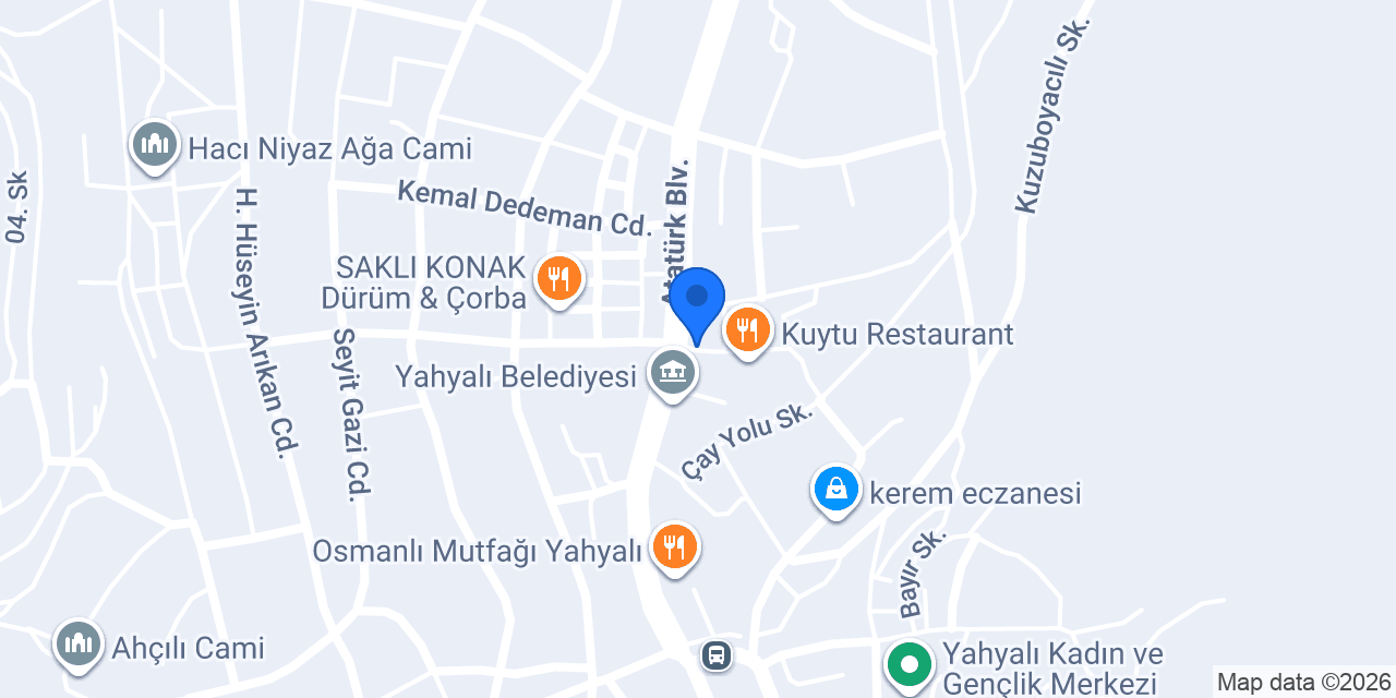 Furkan Acarbaş Sigorta Yahyalı konumu