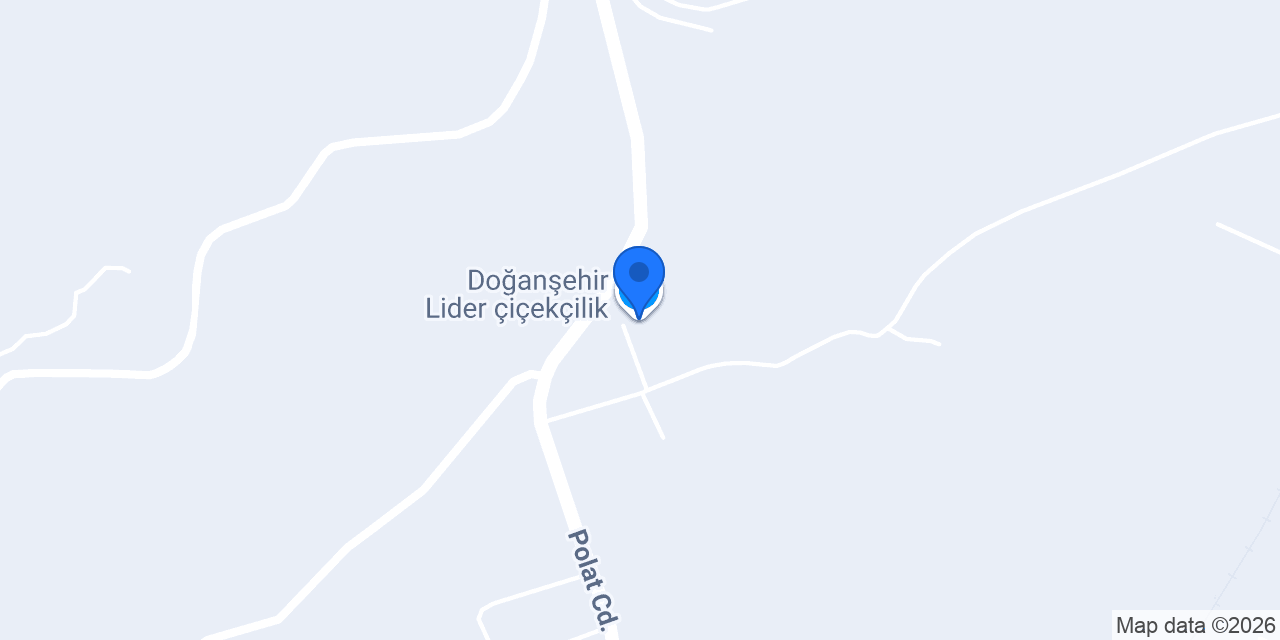 Doğanşehir Lider çiçekçilik konumu