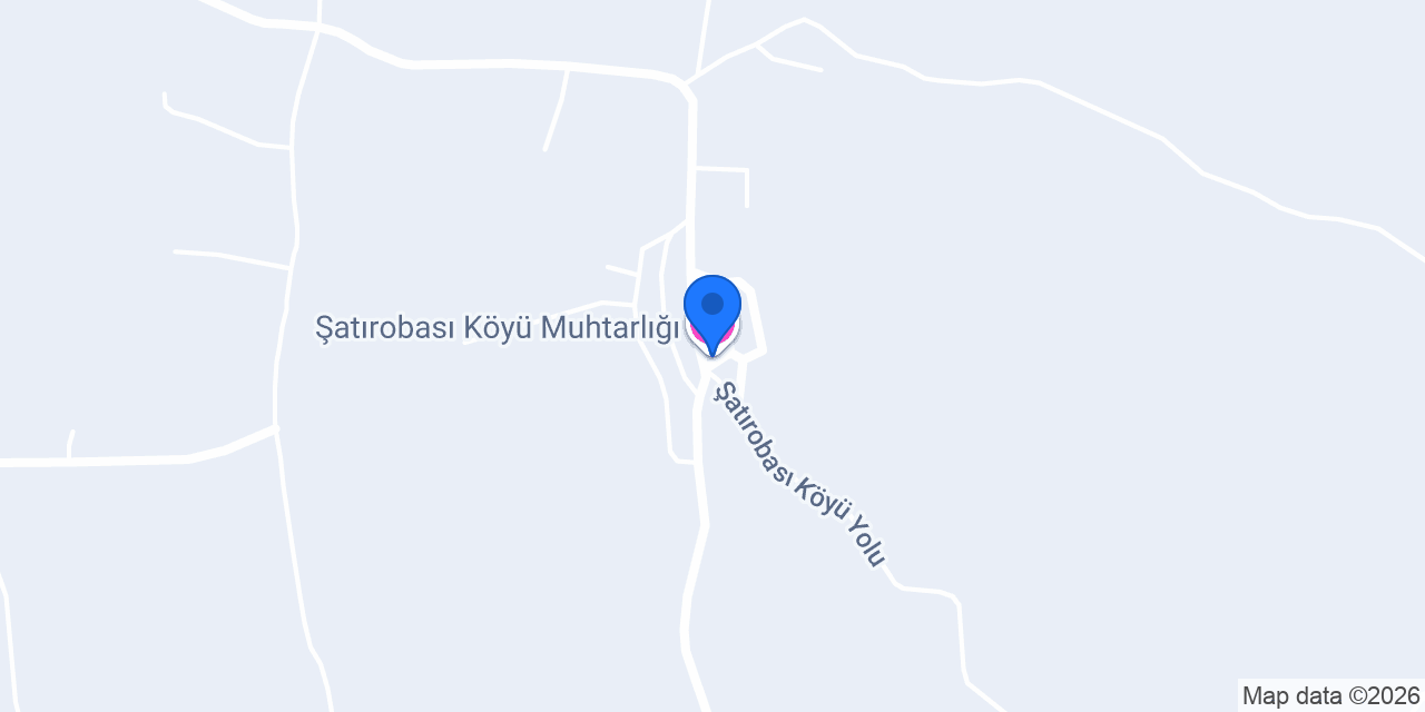 Şatırobası Köyü Muhtarlığı konumu