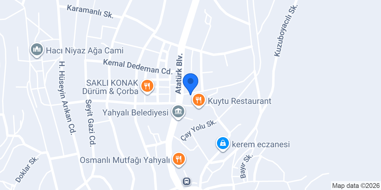 EYB SİGORTA konumu