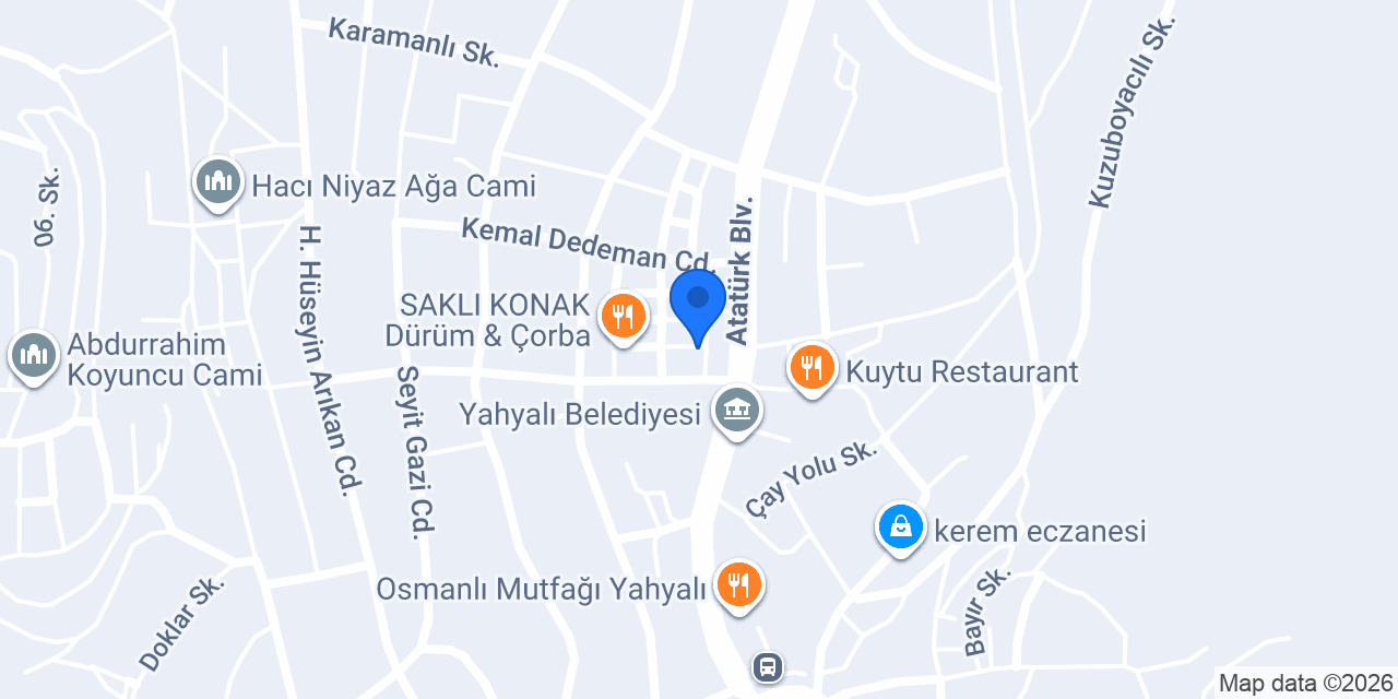 Yürek Teknik Elektrik konumu