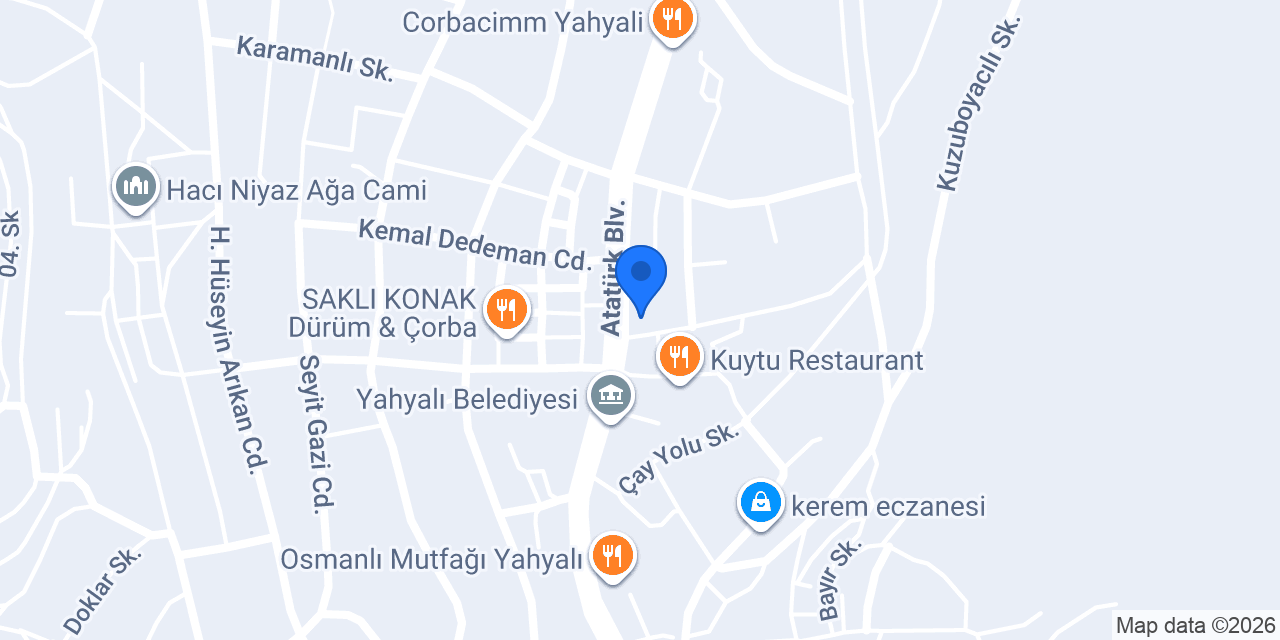 Akın Şarküteri konumu