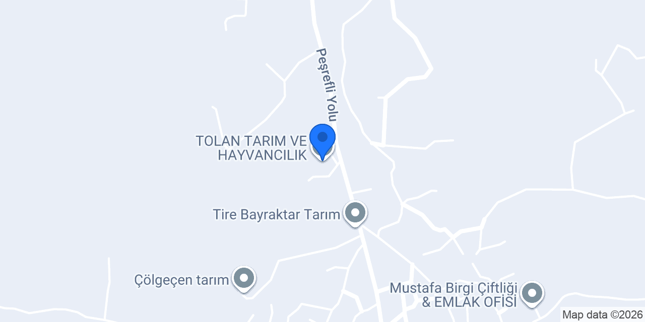 TOLAN TARIM VE HAYVANCILIK konumu