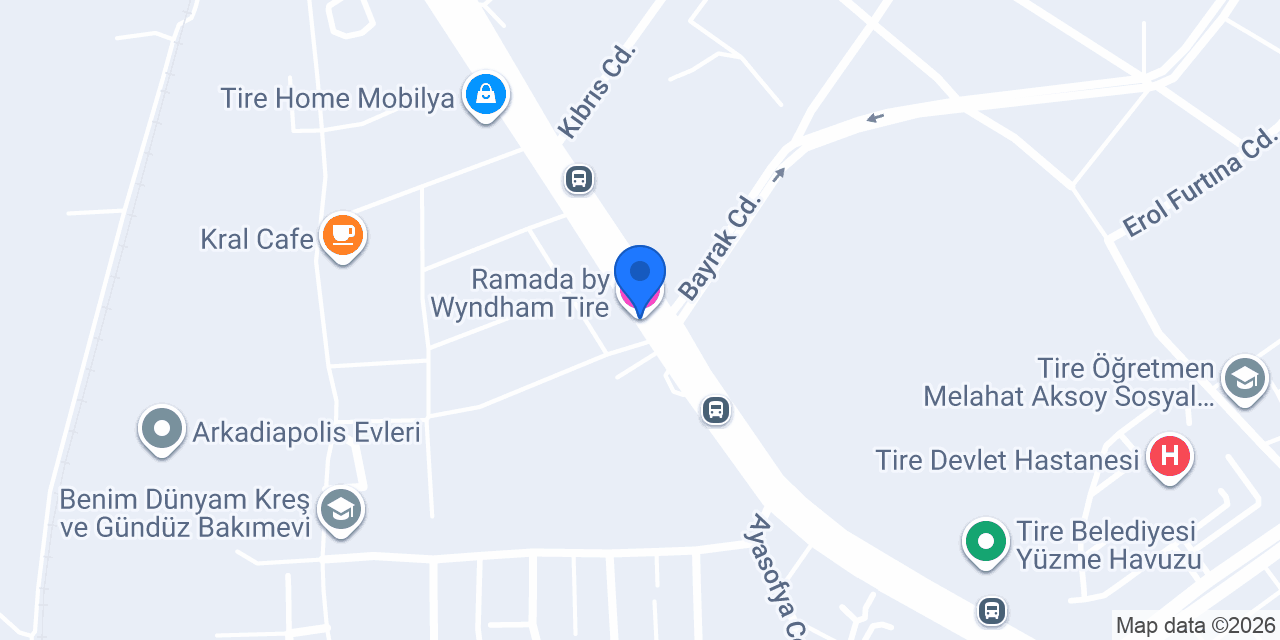 Ramada by Wyndham Tire konumu