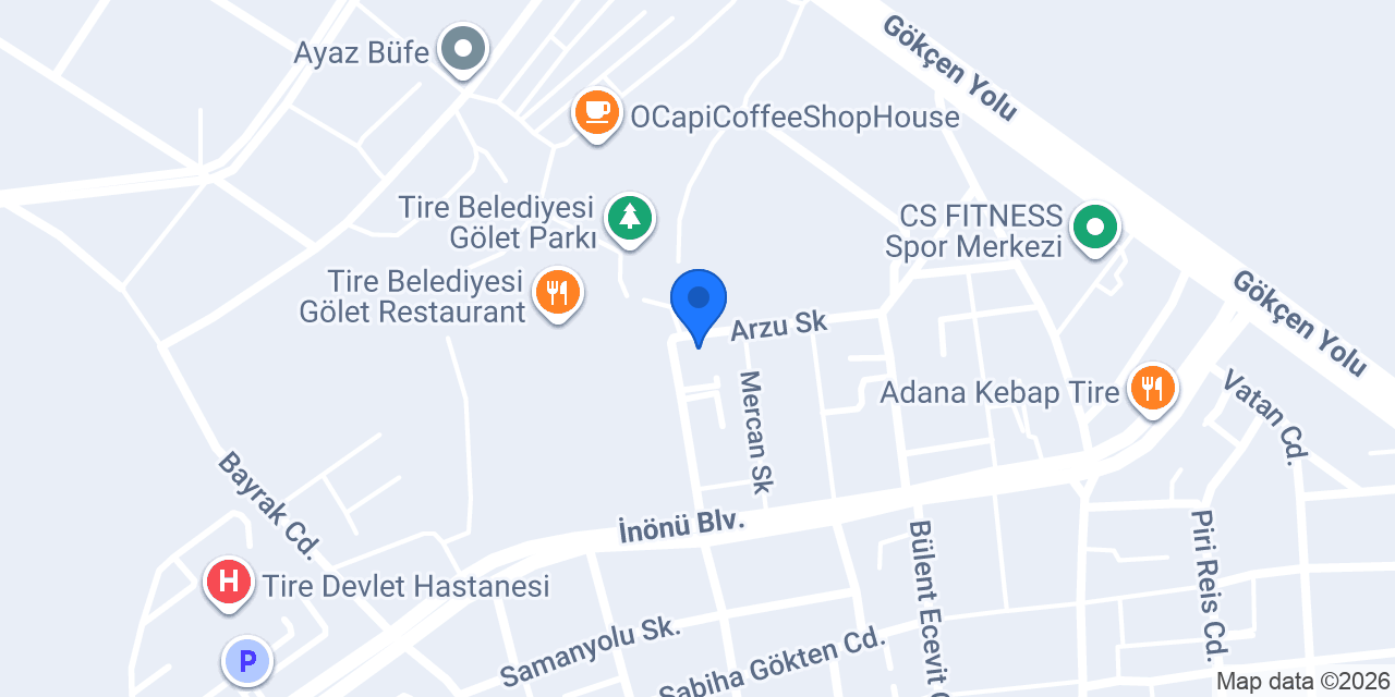 JENGA CAFE TİRE konumu