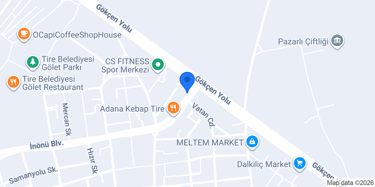Edem Tire Pastane konumu