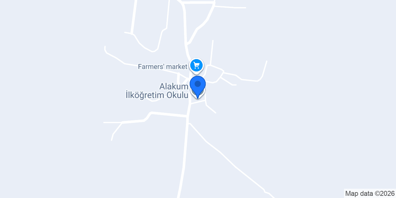 Alakum İlköğretim Okulu konumu