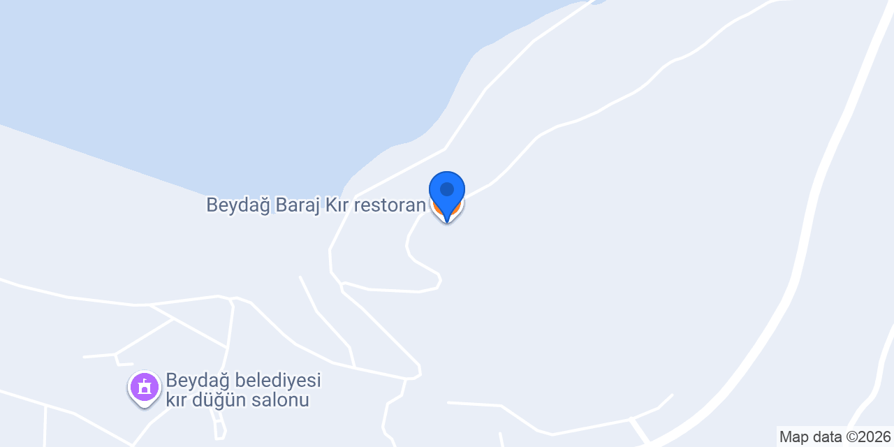 Beydağ Baraj Kır restoran konumu