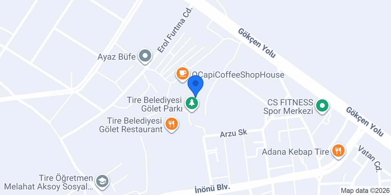 Çatı Kafe konumu