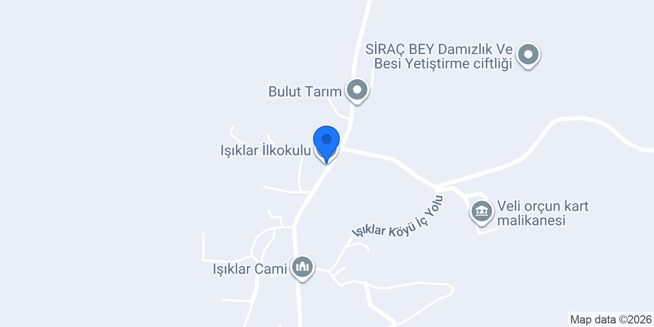 Işıklar İlkokulu konumu
