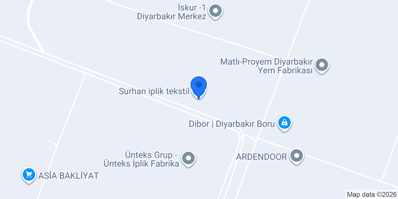 Surhan iplik tekstil konumu