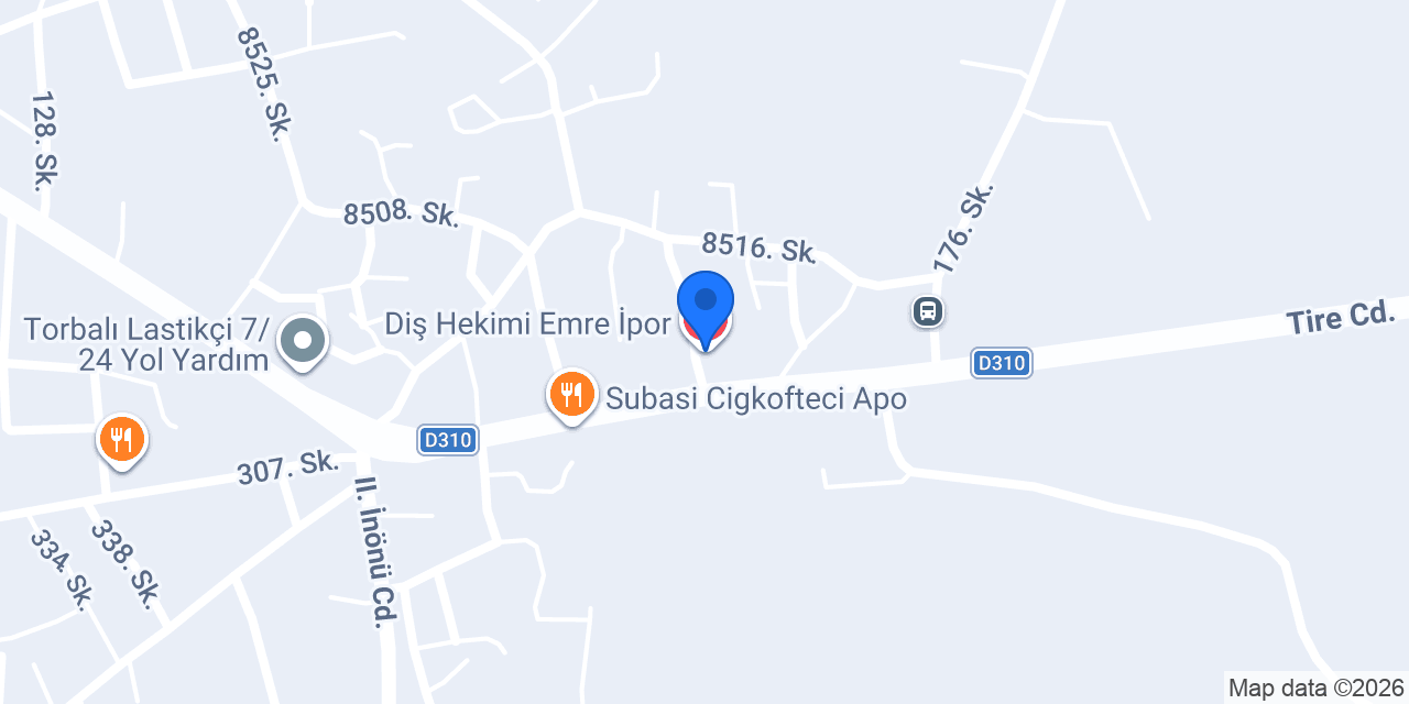Diş Hekimi Emre İpor konumu