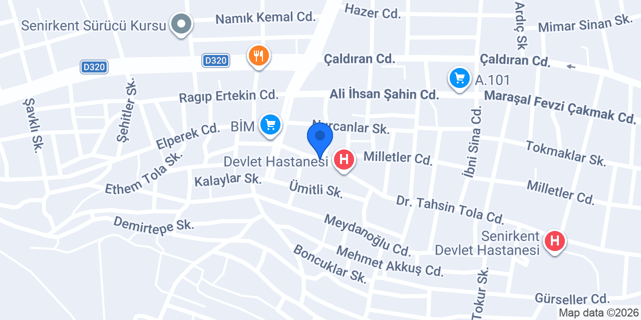 Işıltı Bayan Kuaförü konumu