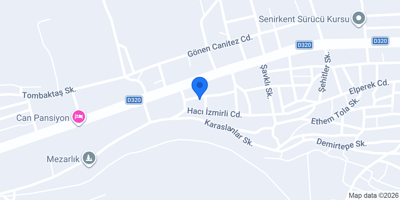Dilek Bayan Kuaförü Senirkent konumu