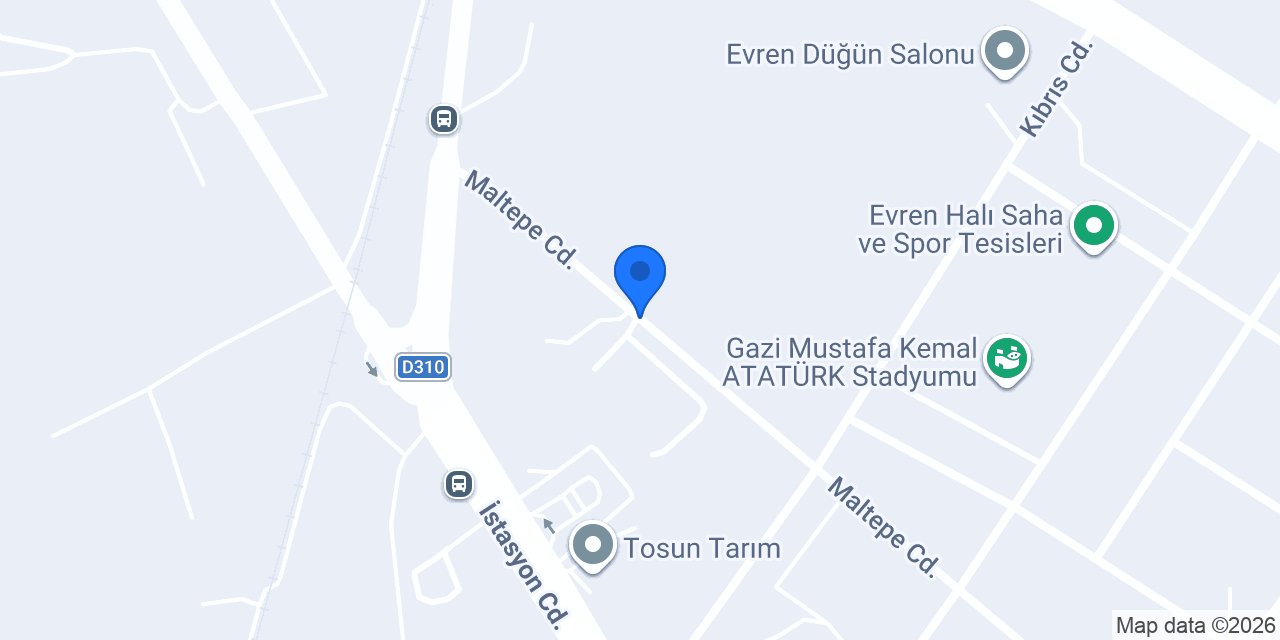 Yapı Merkez İnşaat Malzemeleri konumu