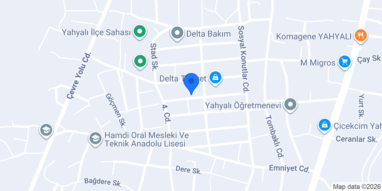Yahyalı Hurdacılık konumu
