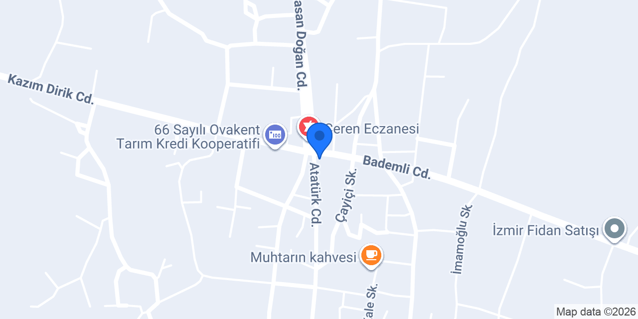 Ovakent Nefis Pastanesi konumu