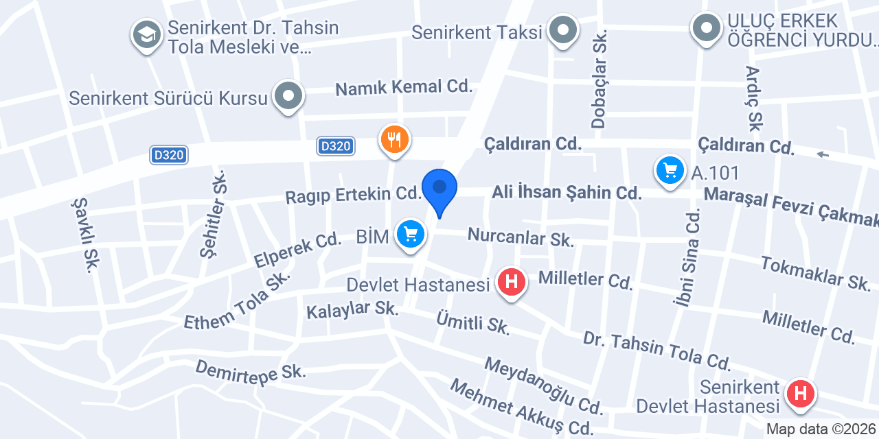 Aygaz Tüp Bayisi konumu