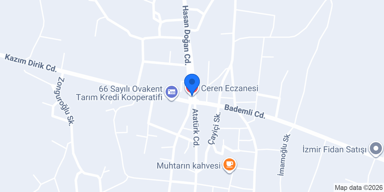 Ceren Eczanesi konumu