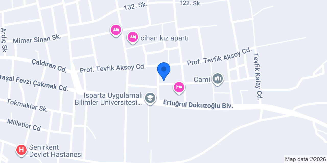 AKÇAM KIZ APARTLARI konumu