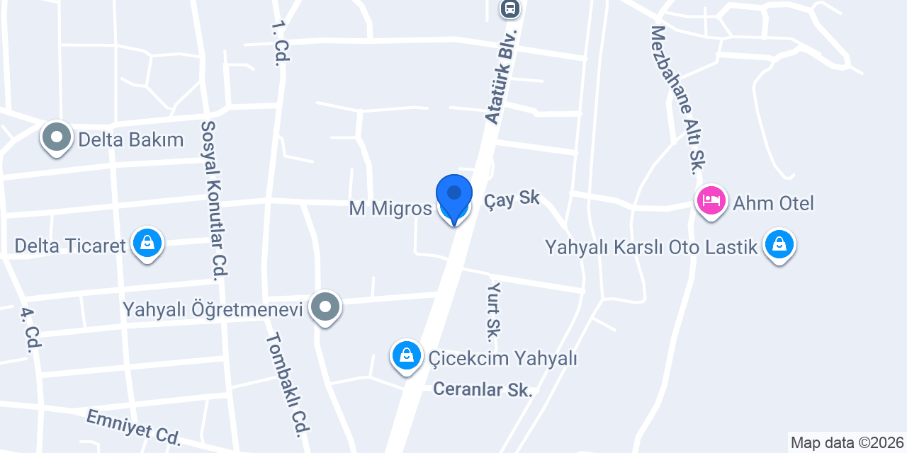 M Migros konumu