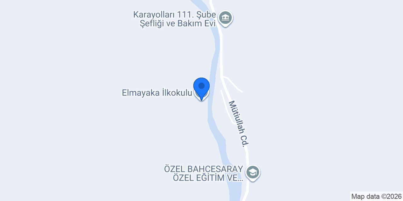 Elmayaka İlkokulu konumu