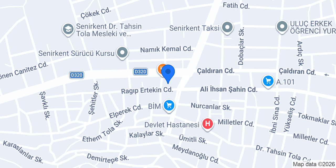 Mavi Cafe Pastane konumu