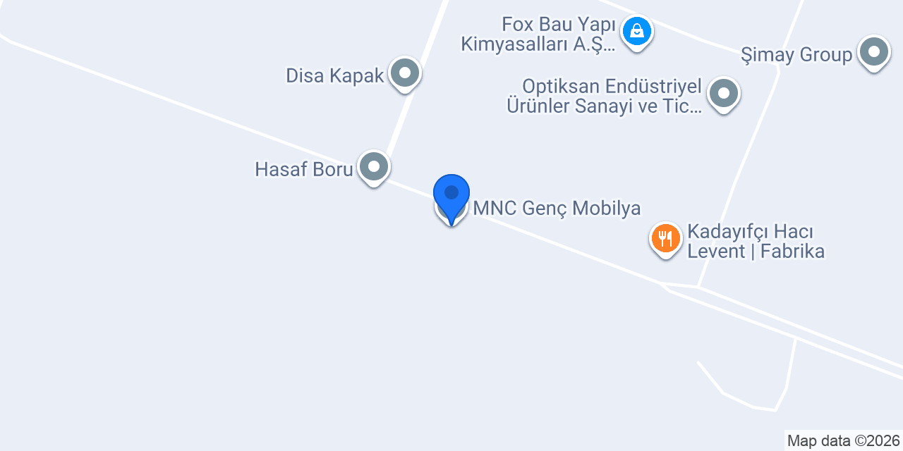 MNC Genç Mobilya konumu