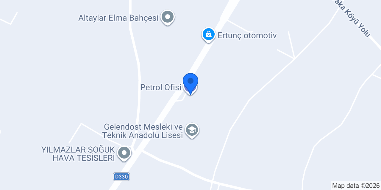 Petrol Ofisi konumu