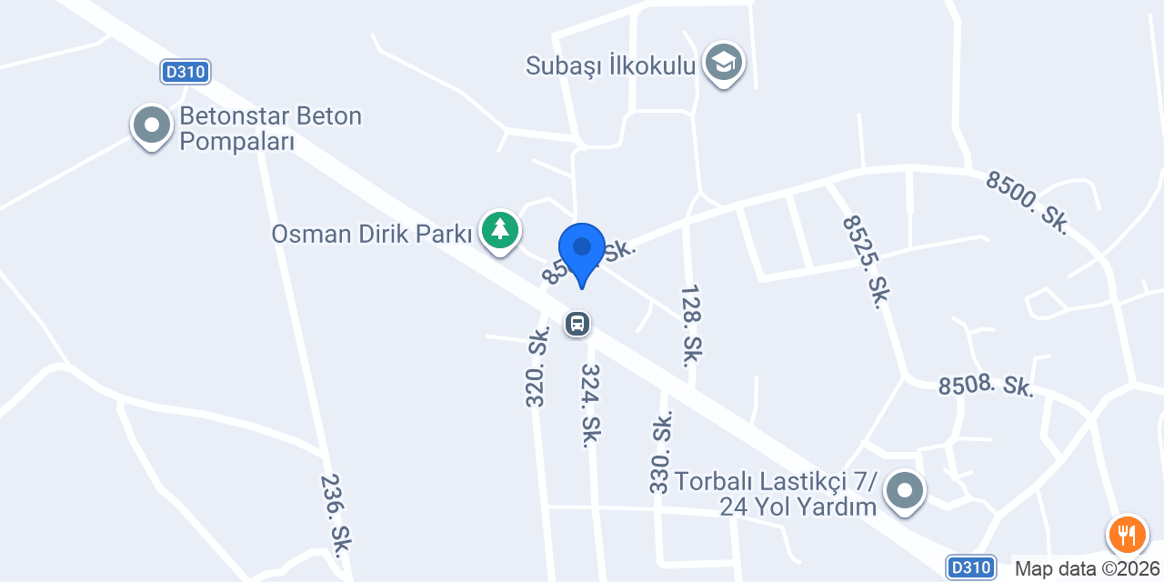 Serkan Oto Lastik konumu