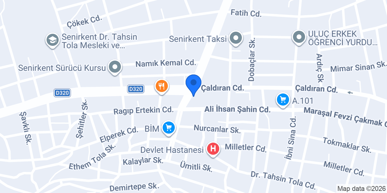 Turan İlkokulu konumu