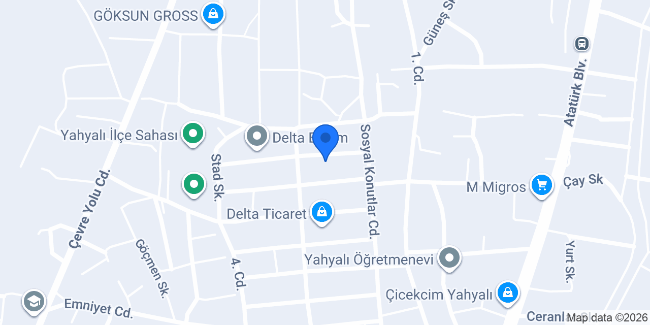 Babaoğlu Yedek Parça ve Sızdırmazlık konumu