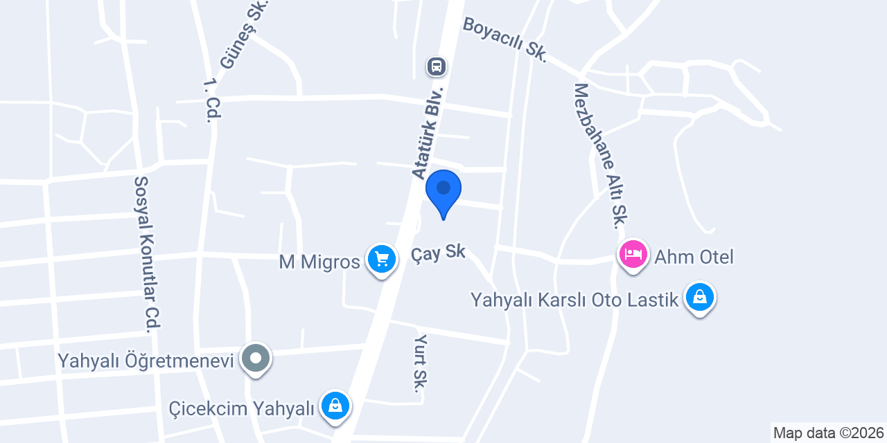 Komagene YAHYALI konumu