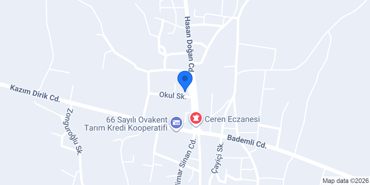 Ovakent Çok Programlı Anadolu Lisesi konumu