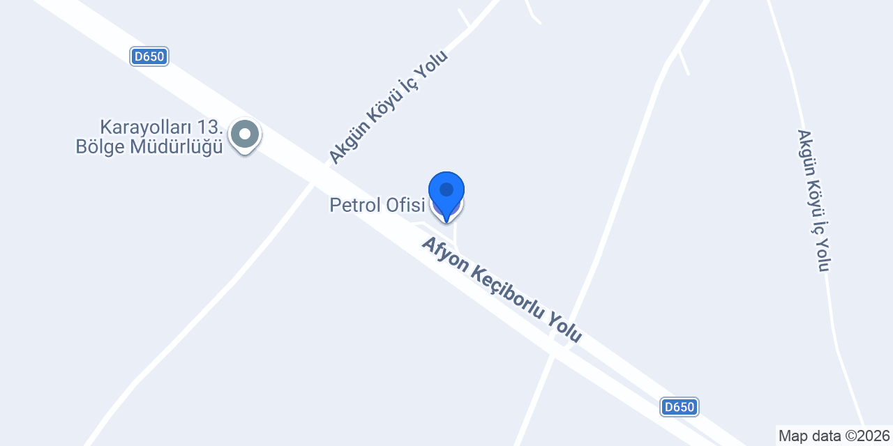 Petrol Ofisi konumu