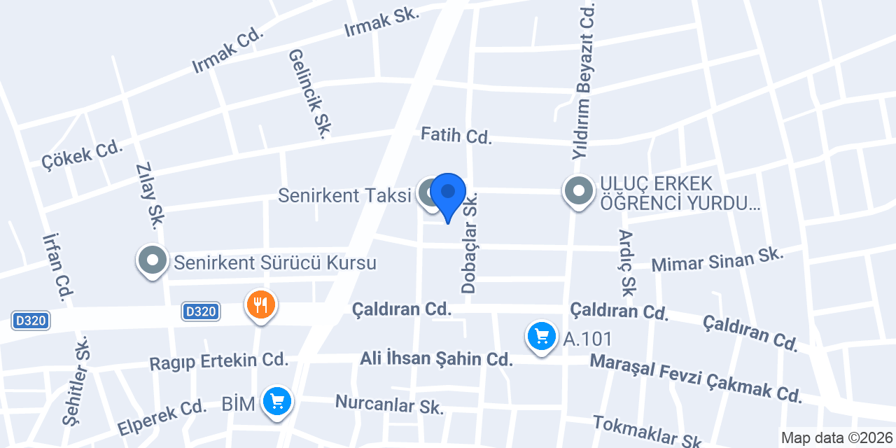 SENİRKENT ÖZLEM KOOP konumu