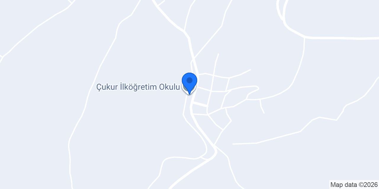 Çukur İlköğretim Okulu konumu