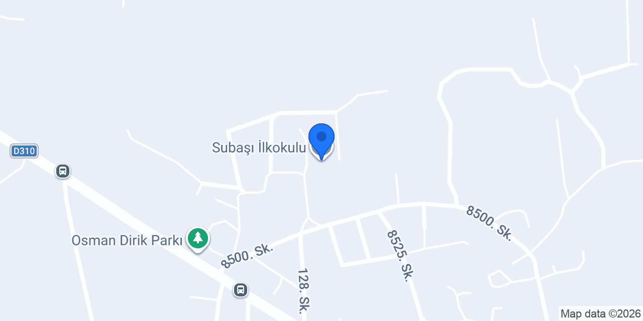 Subaşı İlkokulu konumu