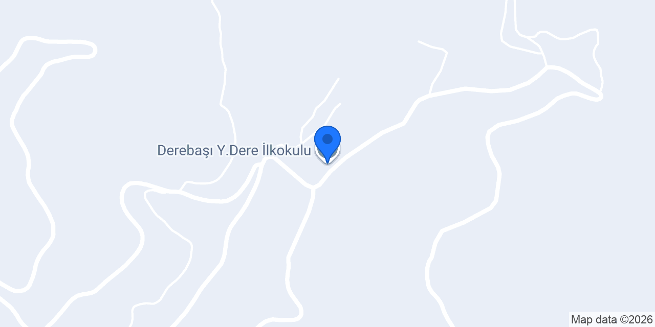 Derebaşı Y.dere İlkokulu konumu
